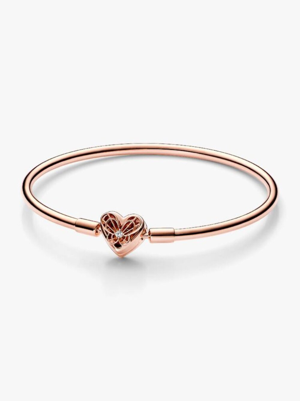 Pandora Moments Heart & Butterfly Bangle